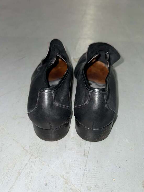 Vintage Bally Switzerland Continentals Black Leather Dress Loafers